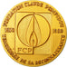 Francja, Medal, Fondation Claude Pompidou, 1980, J. Balme, MS(63), Pokryty