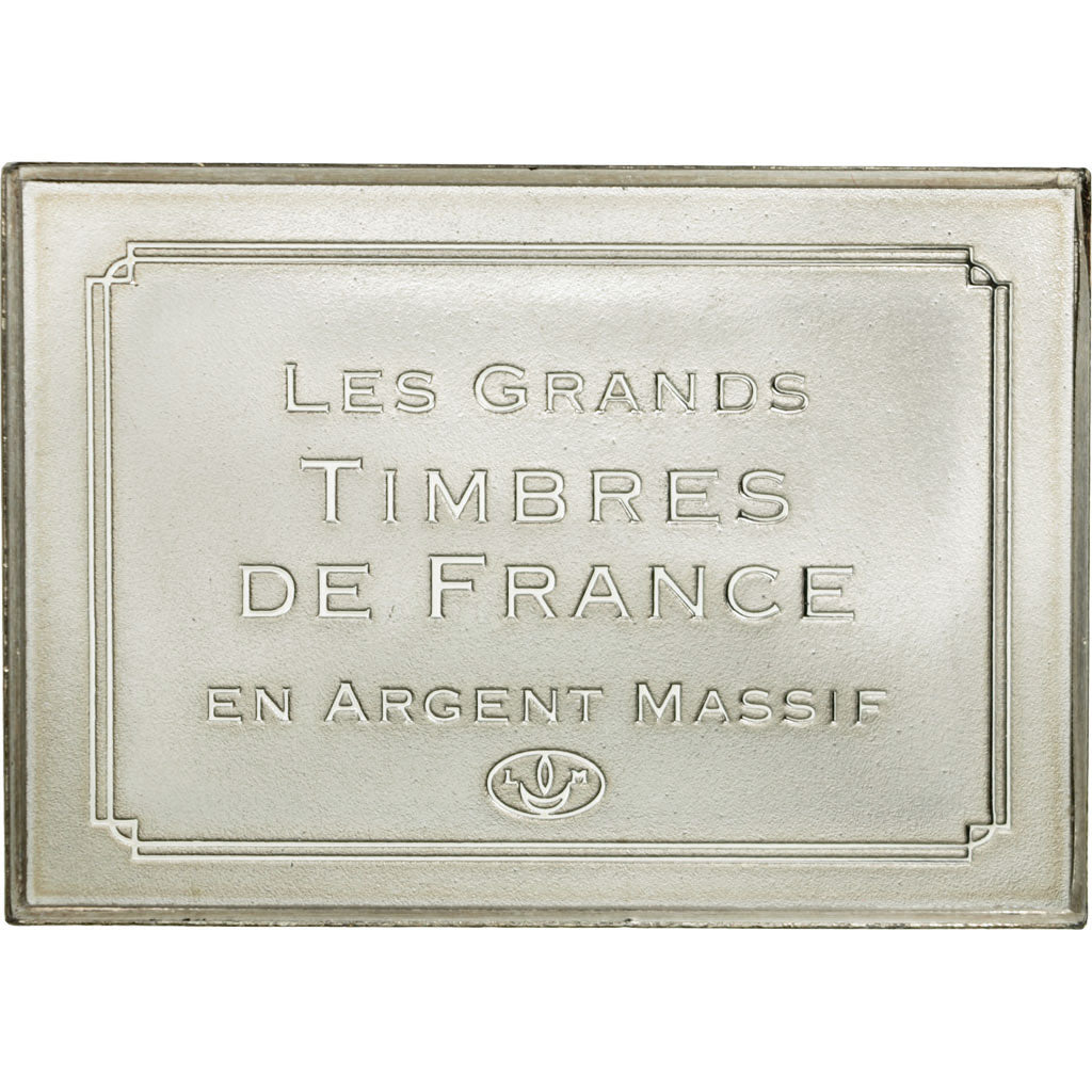France, Médaille, Timbre, Cérès Tête-Bêche, SPL+, Argent