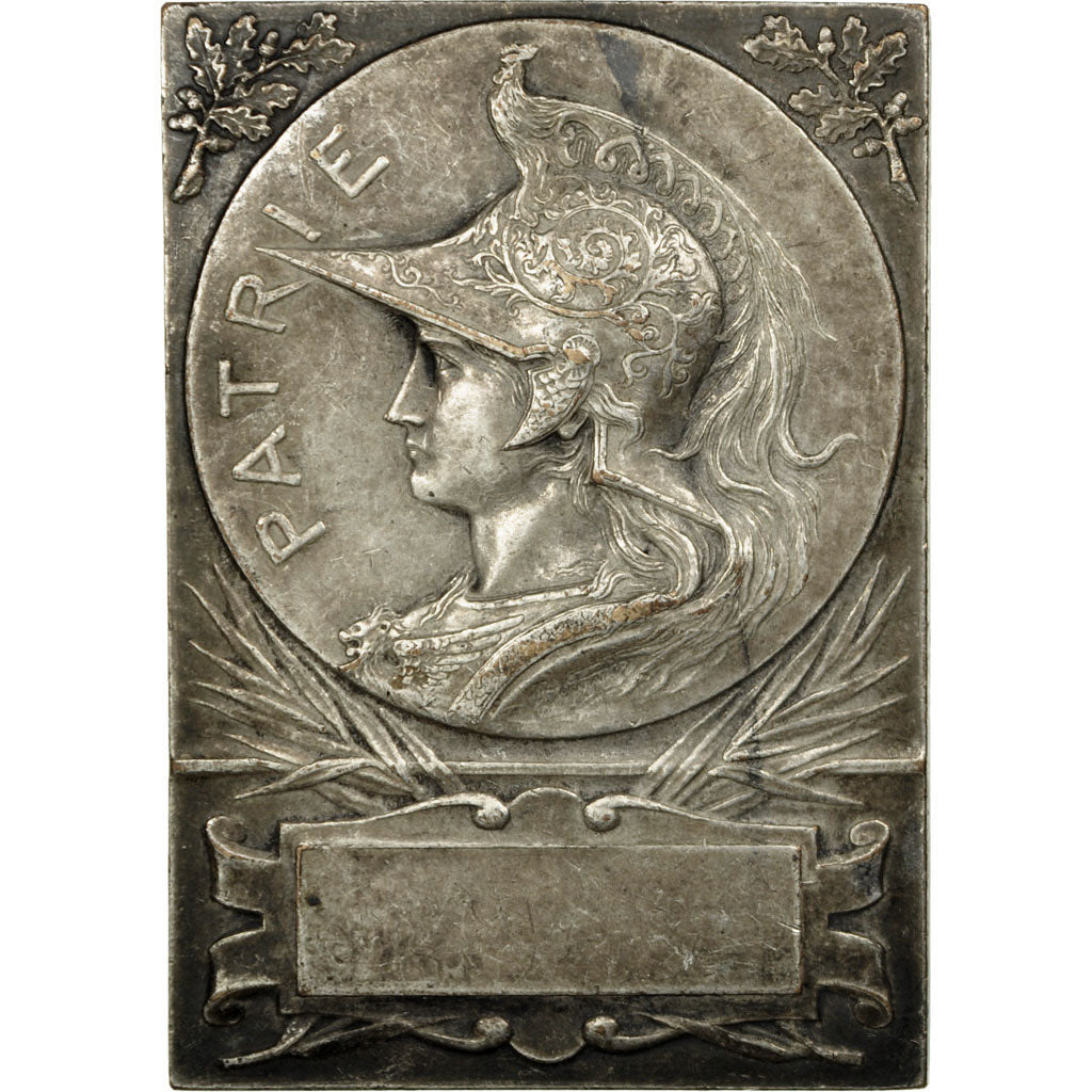 Francja, Medal, Patrie, Marianne Casquée, AU(50-53), Brąz posrebrzany