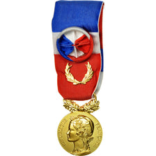 France, Médaille d'honneur du travail, Medal, Uncirculated, Gilt Bronze, 26