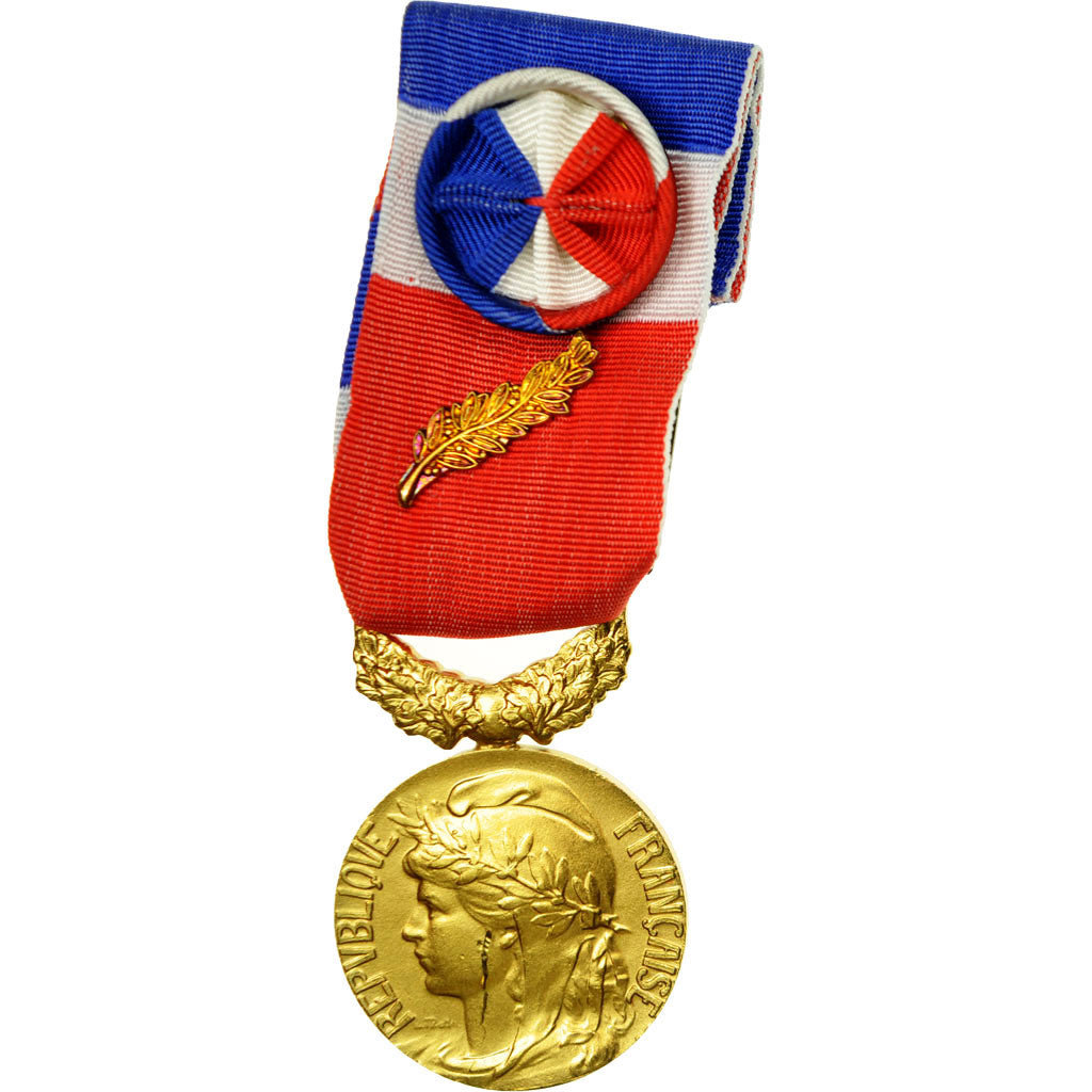 Frankreich, Médaille d'honneur du travail, Medaille, 2012, Uncirculated, Gilt
