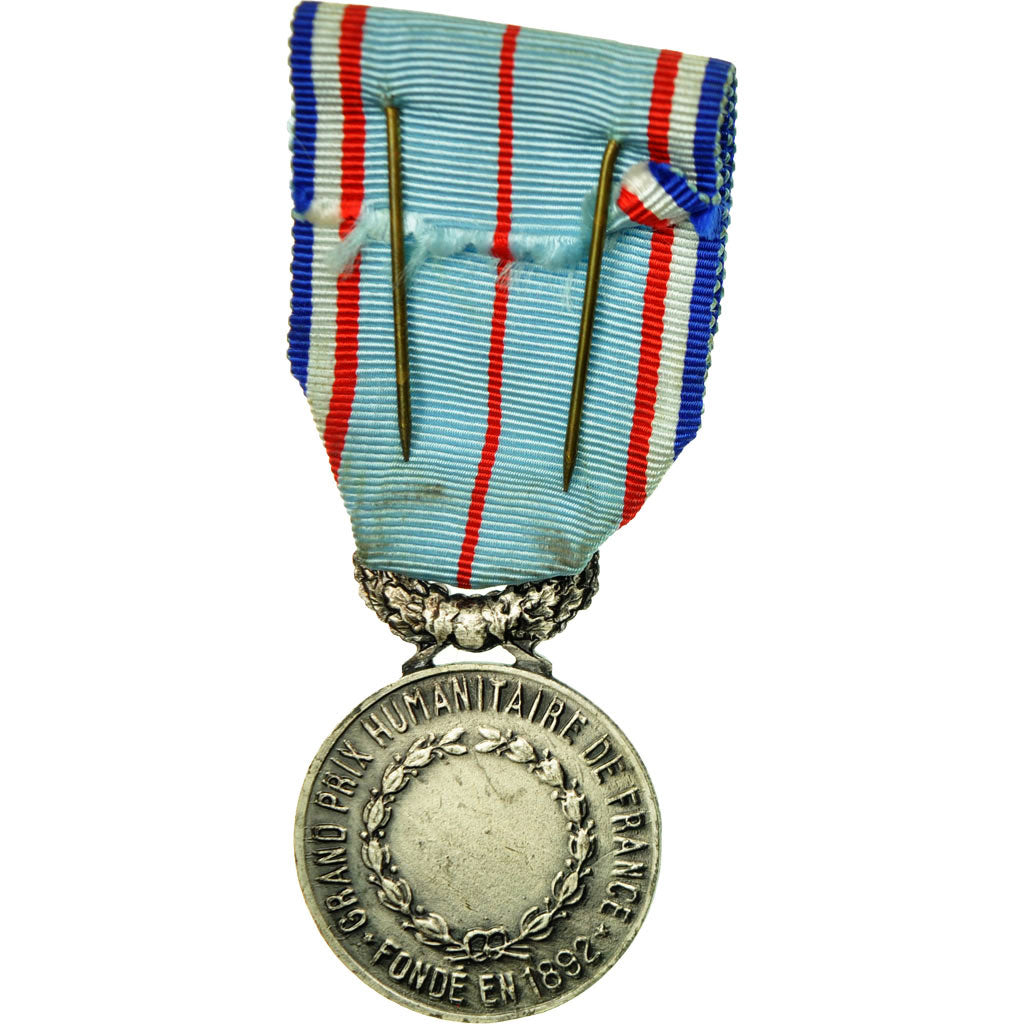 France, Grand Prix Humanitaire de France, Médaille, Excellent Quality, Silvered