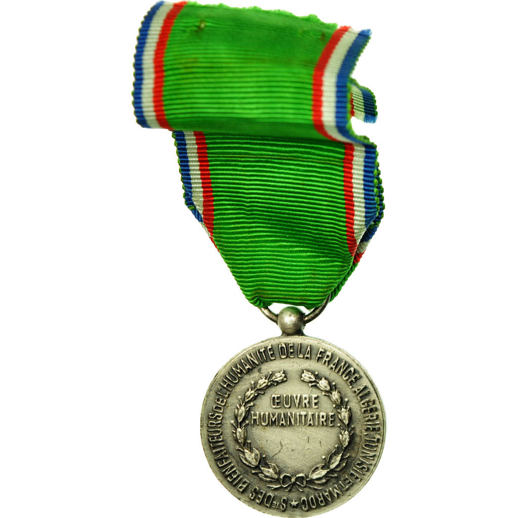 Frankrijk, Oeuvre Humanitaire, Algérie-Tunisie et Maroc, Medaille, Excellent
