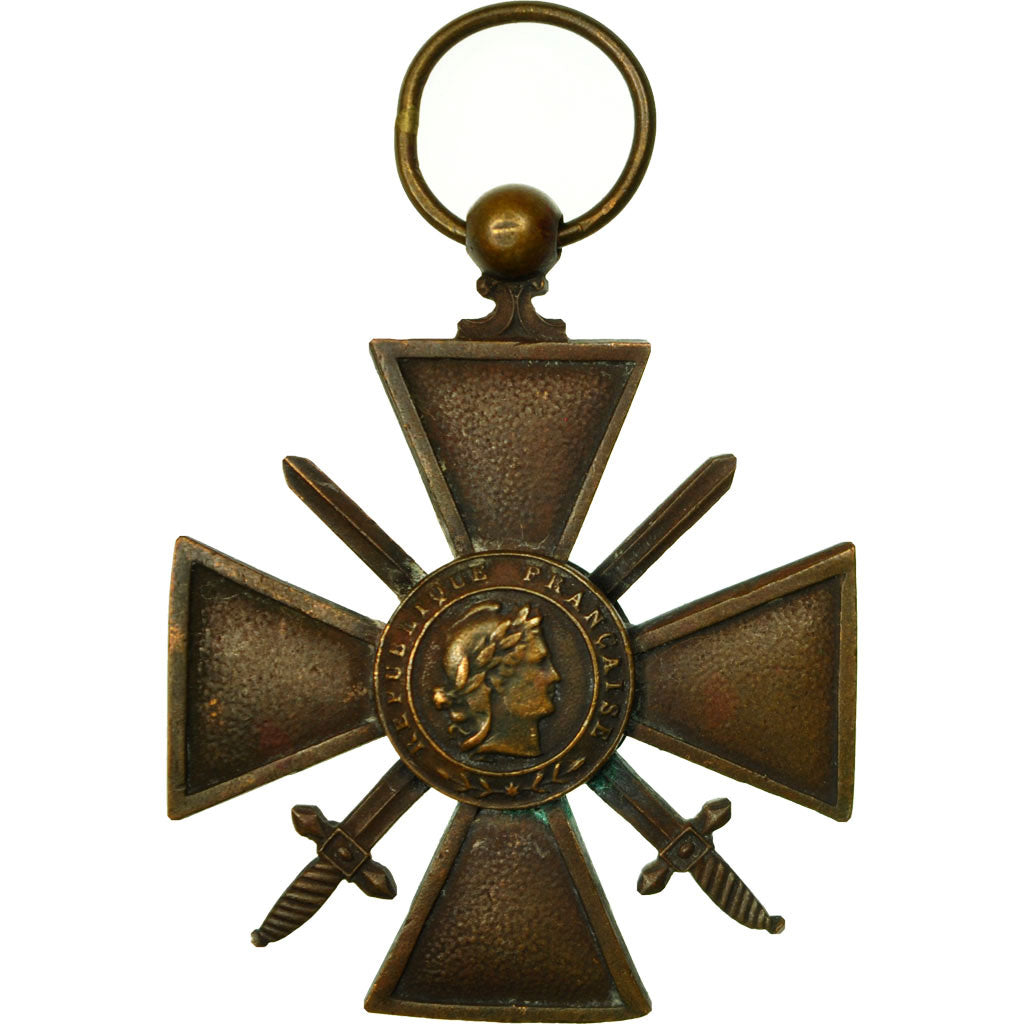 France, Croix de Guerre, Médaille, 1914-1916, Très bon état, Bronze, 37