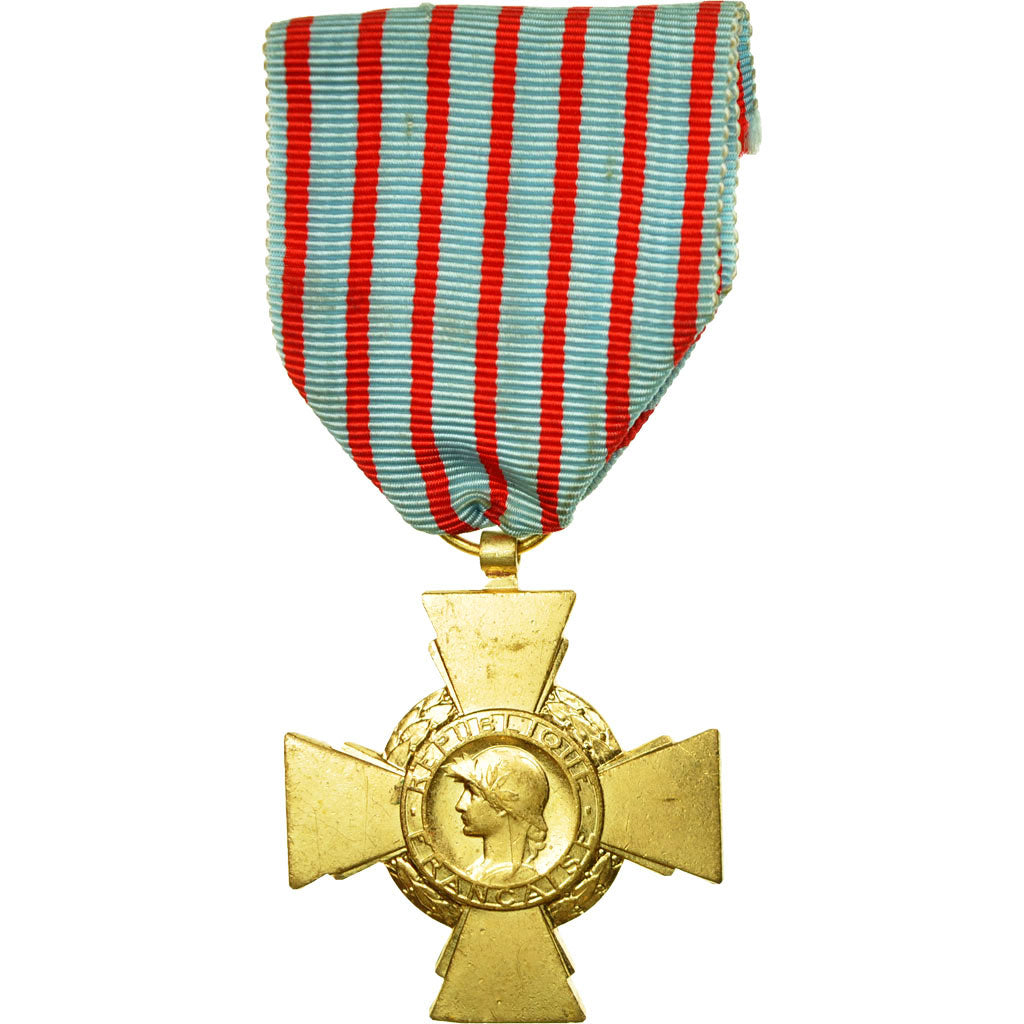 France, Croix du Combattant, Medal, 1914-1918, Very Good Quality, Bronze, 36