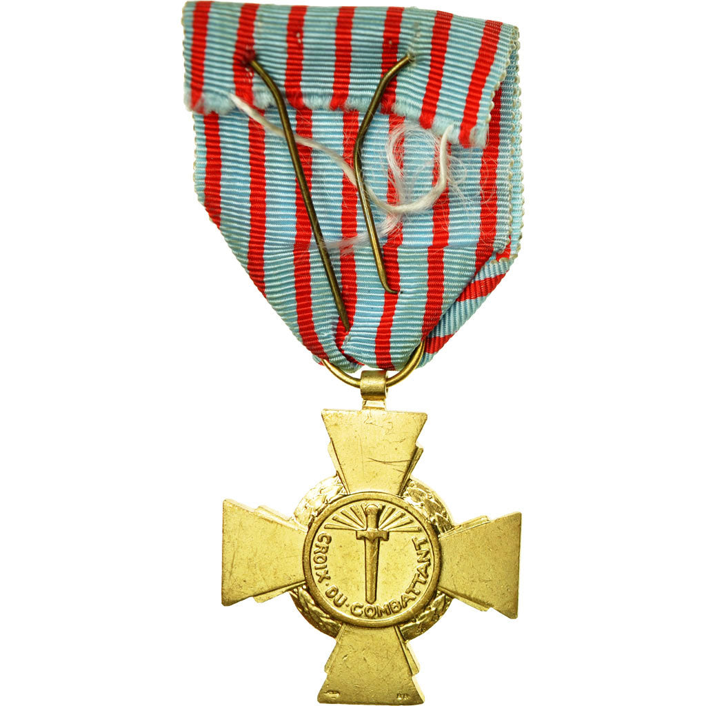 France, Croix du Combattant, Medal, 1914-1918, Very Good Quality, Bronze, 36