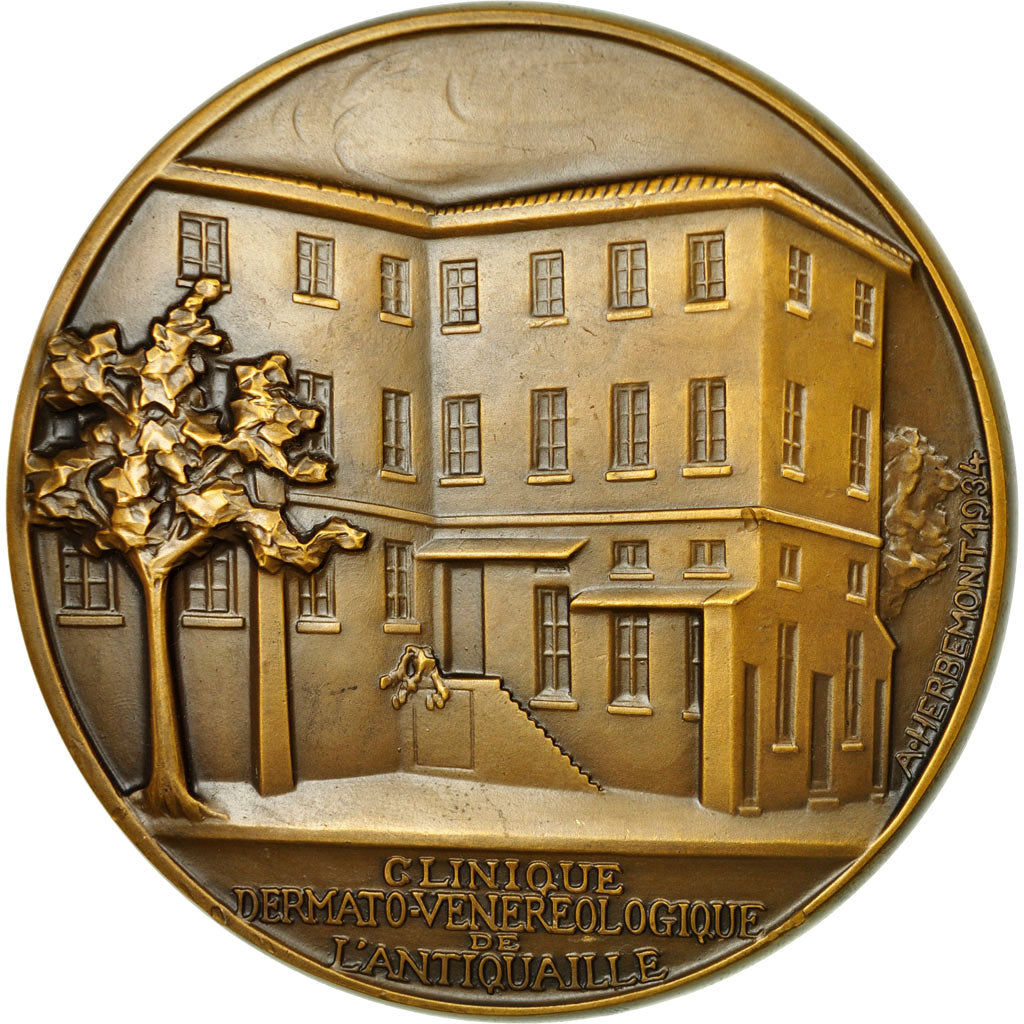 France, Médaille, Médecine, Professeur Joseph Nicolas, L'Antiquaille, Albert