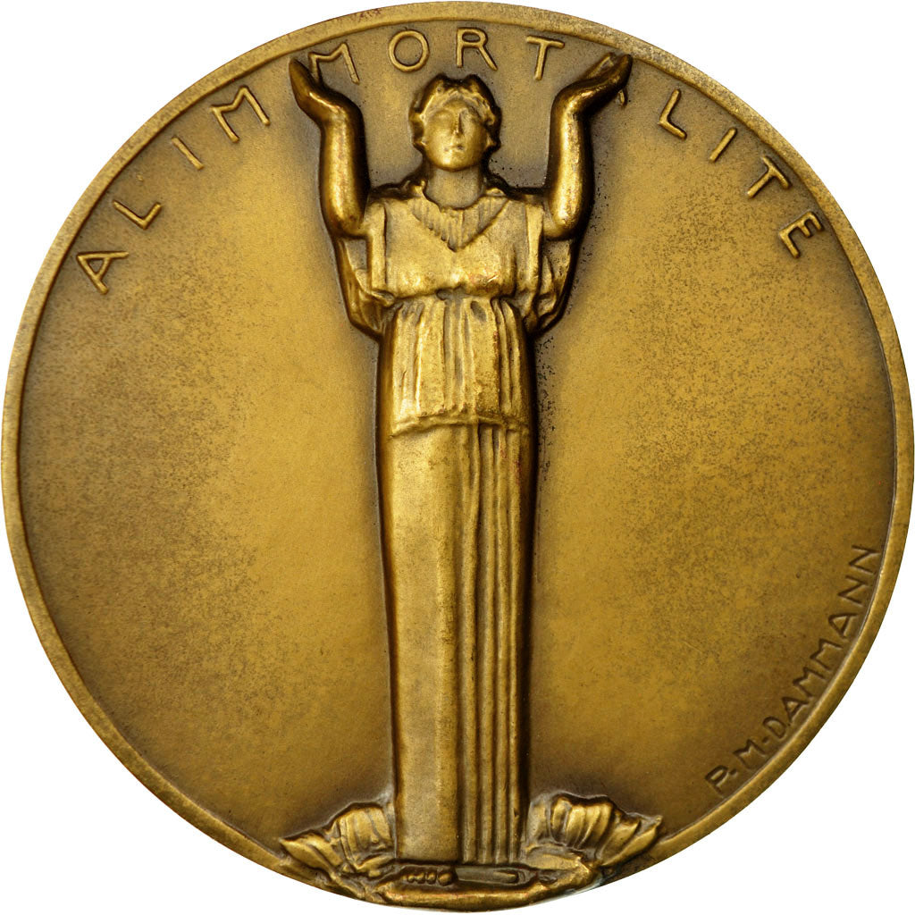 Frankreich, Medaille, A L'Immortalité, 1935, Dammann, VZ+, Bronze