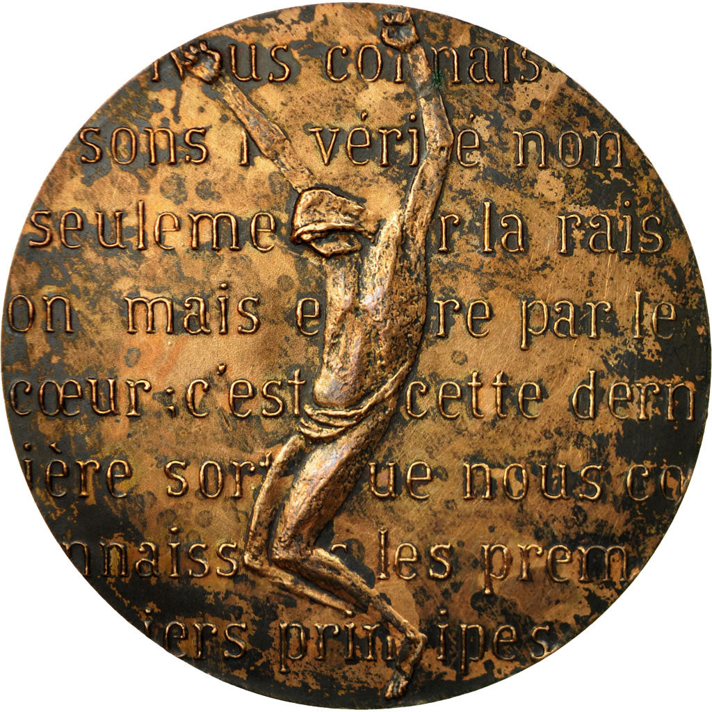 France, Medal, Blaise Pascal, Mathématicien et Physicien, Chauvenet, MS(60-62)