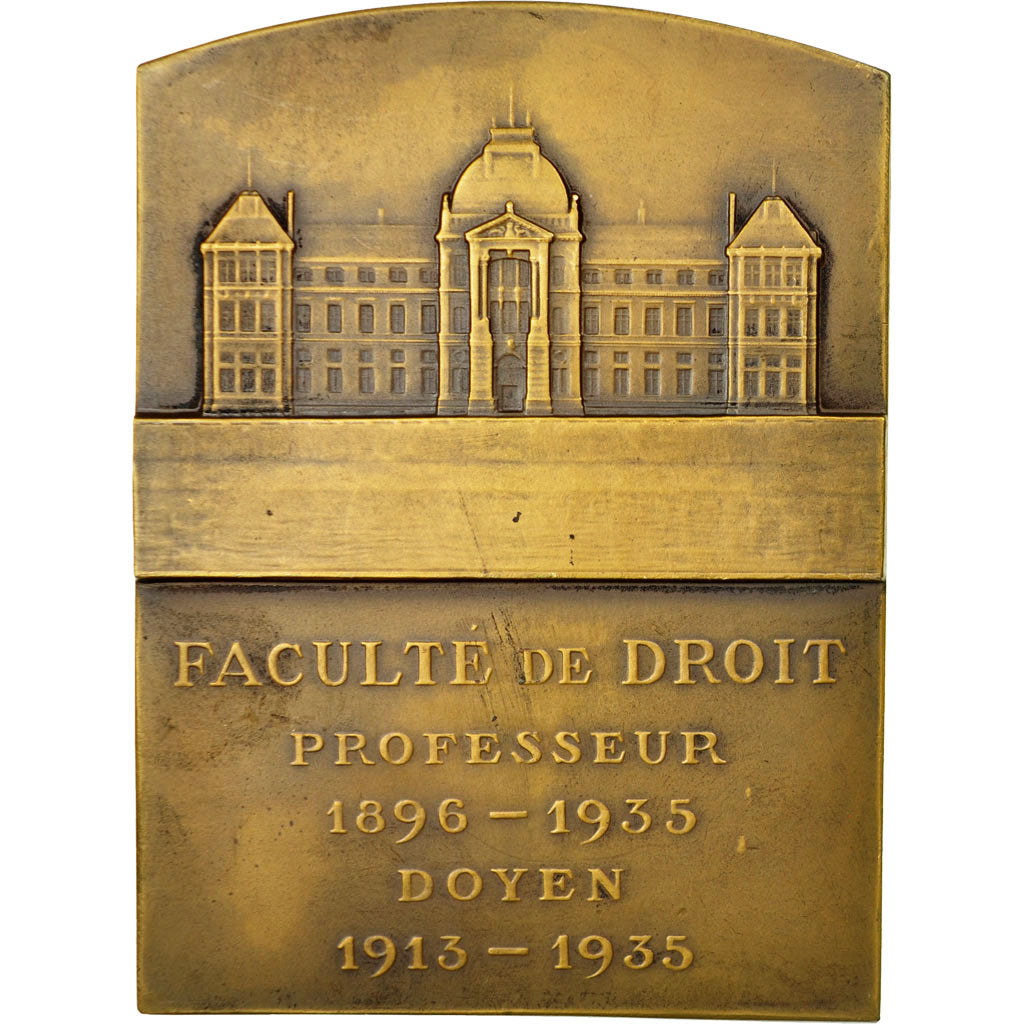 France, Médaille, Professeur Louis Josserand, Faculté de Droit, 1935, Castex