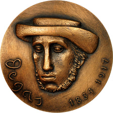 France, Medal, Peinture, Edgar Degas, MS(60-62), Bronze