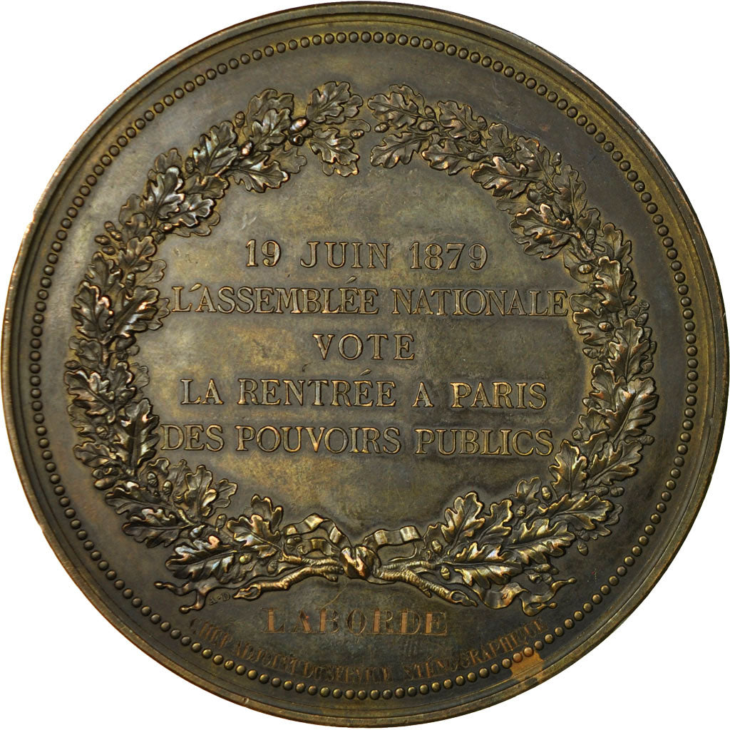 Frankreich, Medaille, Assemblée Nationale, Rentrée des Pouvoirs Publics à