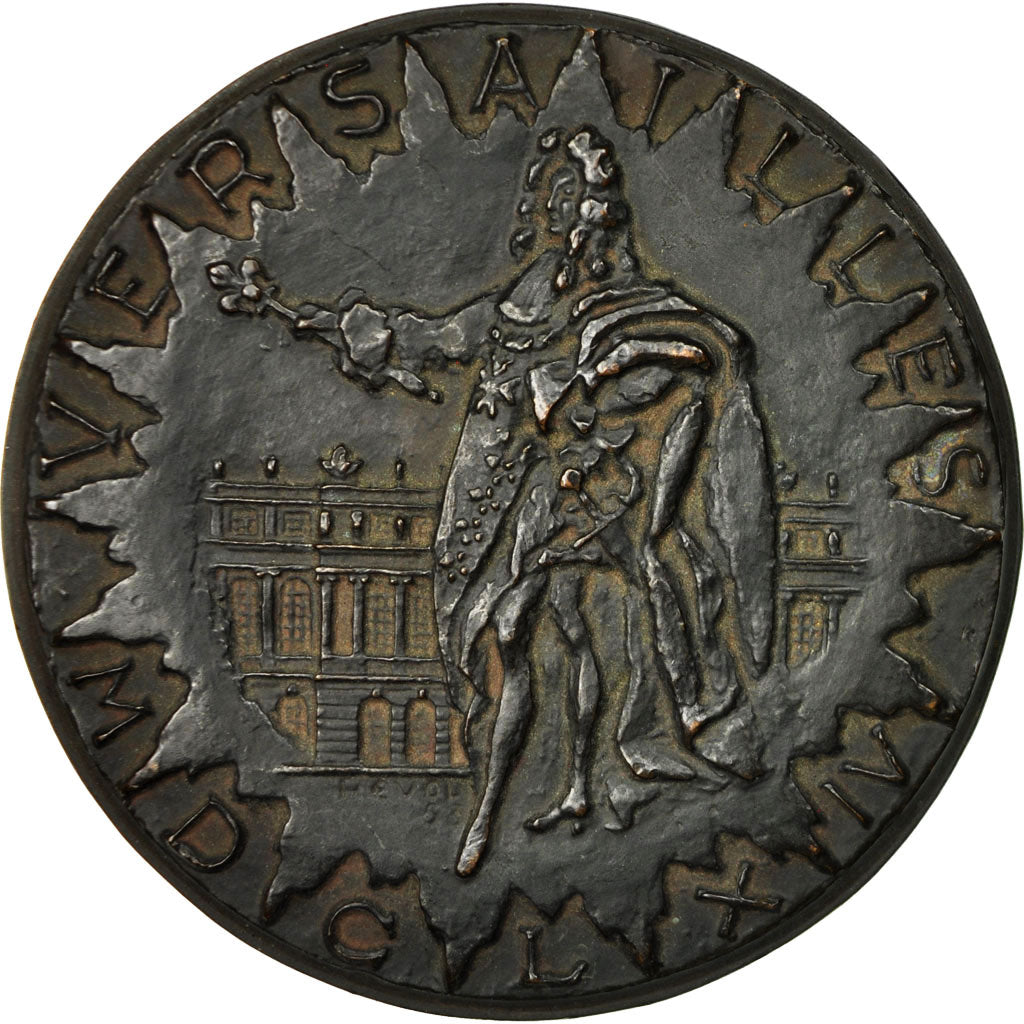 France, Medal, Louis XIV, Château de Versailles, 1958, Revol, AU(50-53), Bronze