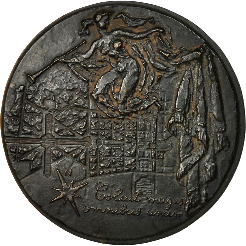 France, Medal, Louis XIV, Château de Versailles, 1958, Revol, AU(50-53), Bronze