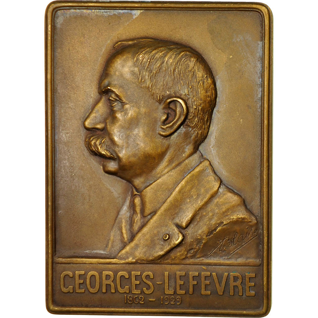 Frankreich, Medaille, Georges Lefèvre, 1929, Blaise, VZ+, Bronze