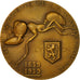 France, Médaille, Caisse d'Epargne de la Croix Rousse, Lyon, 1939, Renard, SPL