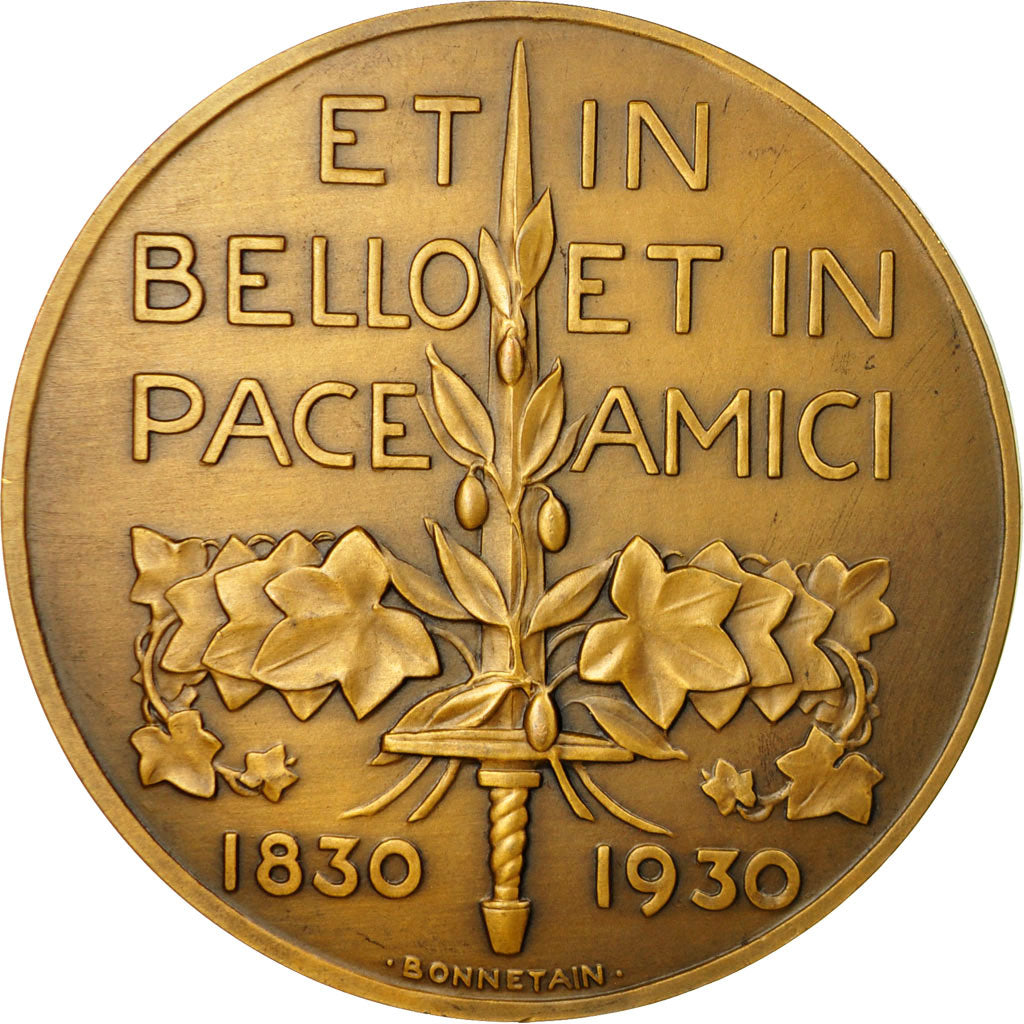 Belgium, Medal, Centenaire de la Belgique, 1930, Bonnetain, MS(63), Bronze