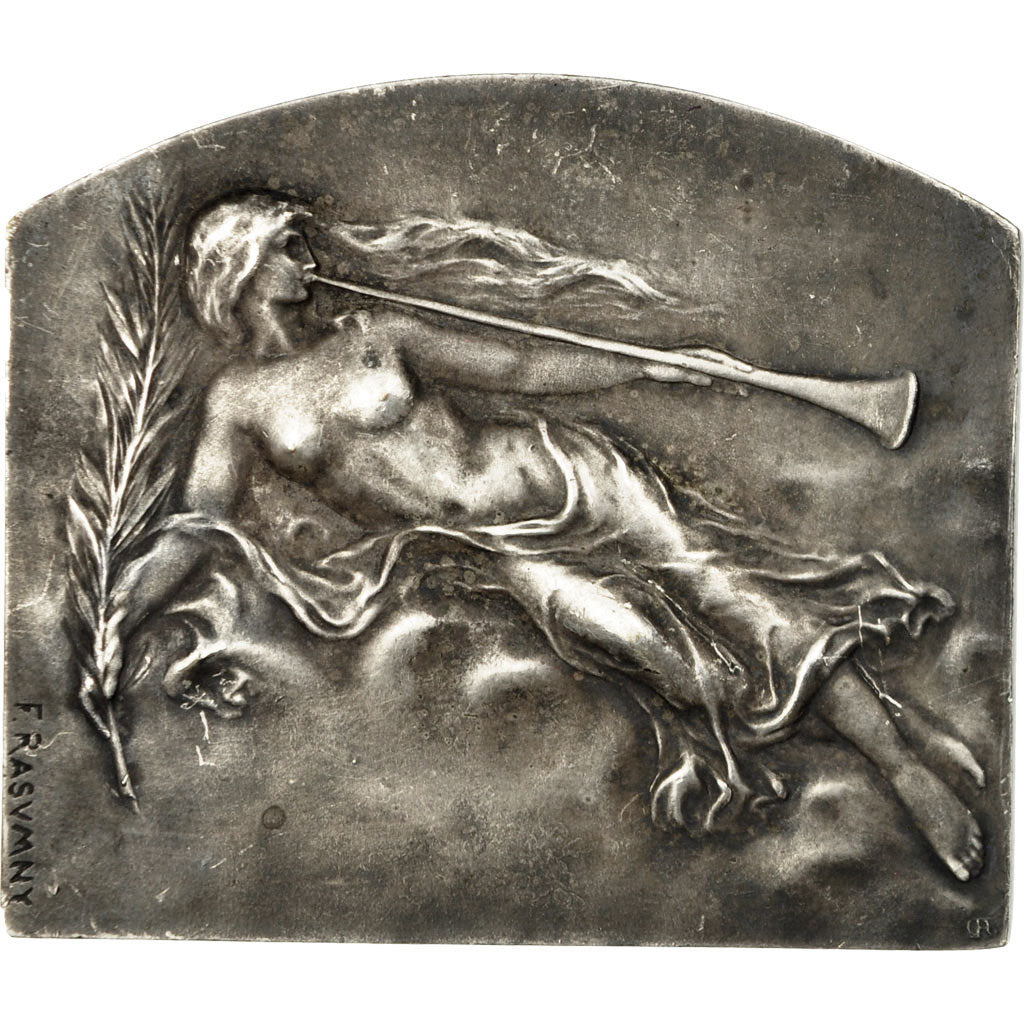 France, Medal, Concours de Paris-Grenelle, 1911, Rasumny, AU(50-53), Silvered