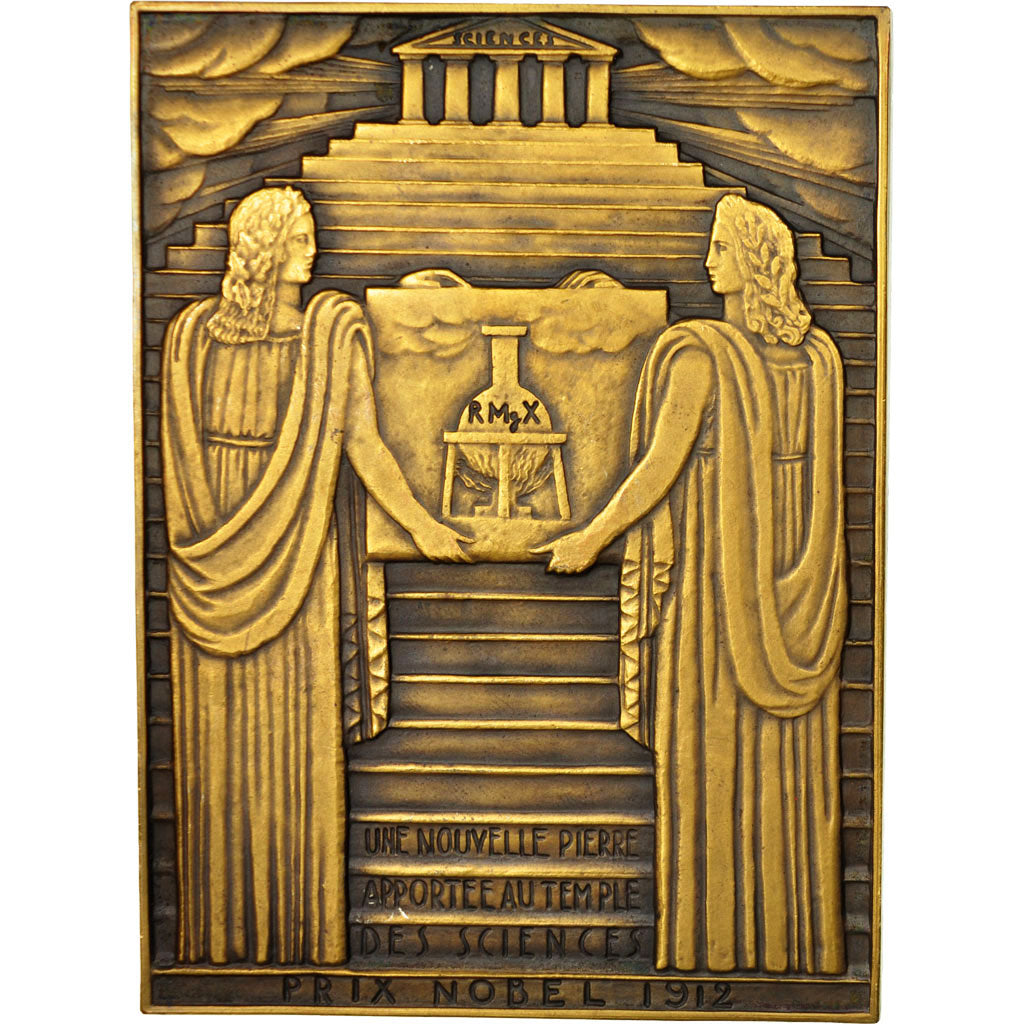 Frankreich, Medaille, Victor Grignard, Prix Nobel de Chimie, 1934, Bertola