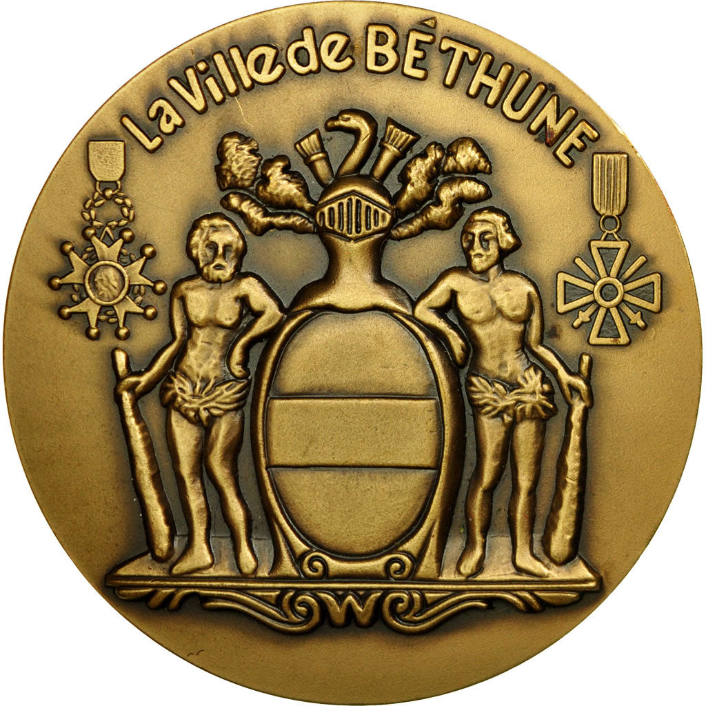 France, Medal, Ville de Béthune, 1999, Pichard, MS(64), Bronze