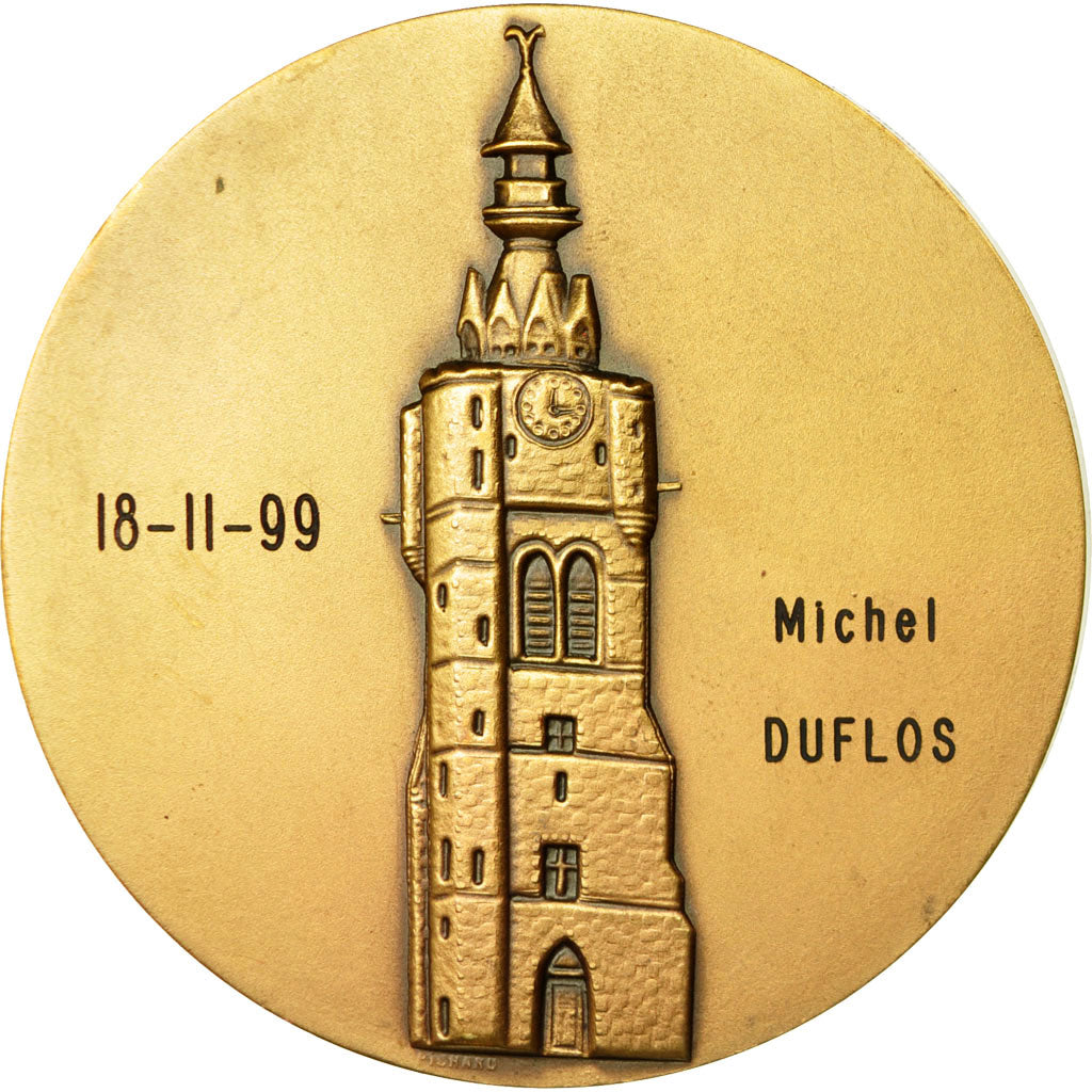 France, Medal, Ville de Béthune, 1999, Pichard, MS(64), Bronze