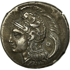 Coin, Lucania, Velia, Athena, Didrachm, AU(55-58), Silver, Pozzi:257