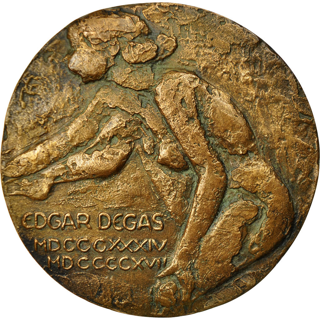 Francia, medaglia, Fonte, Edgar Degas, Numérotée 16/20, 1949, Revol, SPL-