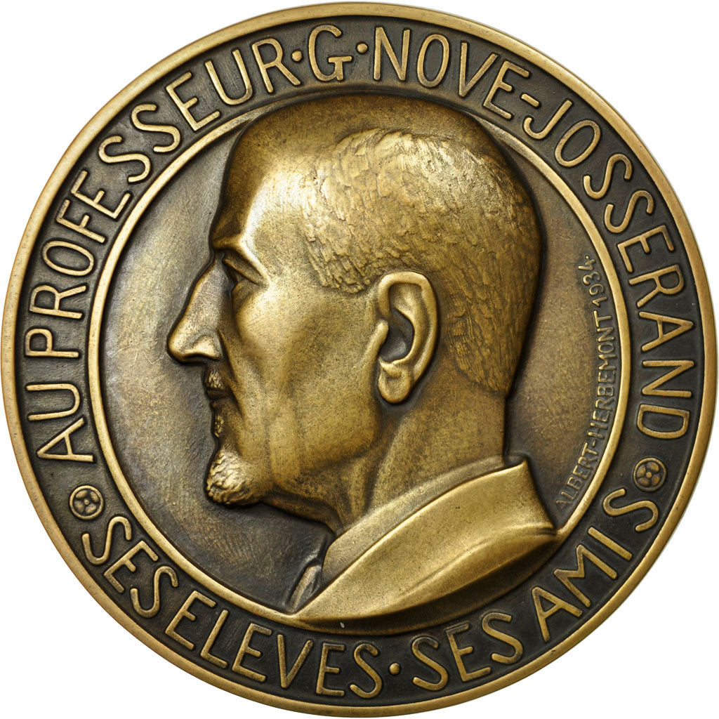Frankreich, Medaille, Médecine, Professeur Nove-Josserand, Lyon, 1934, Albert
