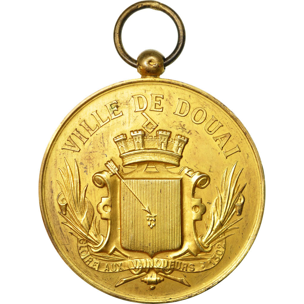 Francia, medaglia, Société des Ecoles Laiques, Ville de Douai, 1899, SPL-