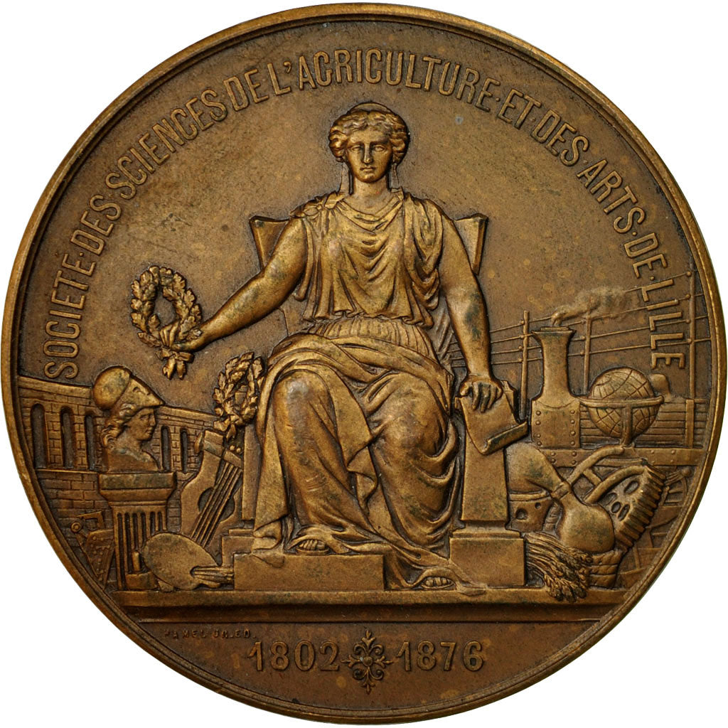 Frankreich, Medaille, Société des Sciences de l'Agriculture de Lille, Hamel
