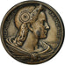 Frankreich, Medaille, Assemblée Nationale, P.Gavelle, Sténographe, 1951