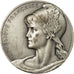 France, Medal, Assemblée Nationale, P.Gavelle, Sténographe, 1962, Cochet