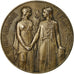 France, Medal, Assemblée Nationale, P.Gavelle, Sténographe, 1928, Benard