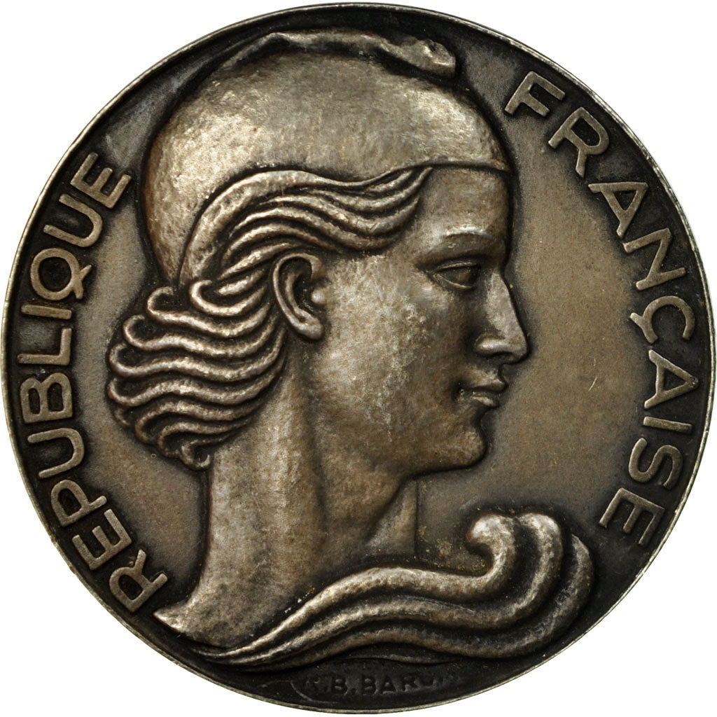 France, Medal, Assemblée Nationale, P.Gavelle, Sténographe, 1941, Baron