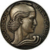 France, Medal, Assemblée Nationale, P.Gavelle, Sténographe, 1941, Baron