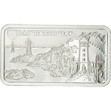 Frankreich, Medaille, Lingotin d'Argent Pur, La Pointe du Raz, 2017, STGL