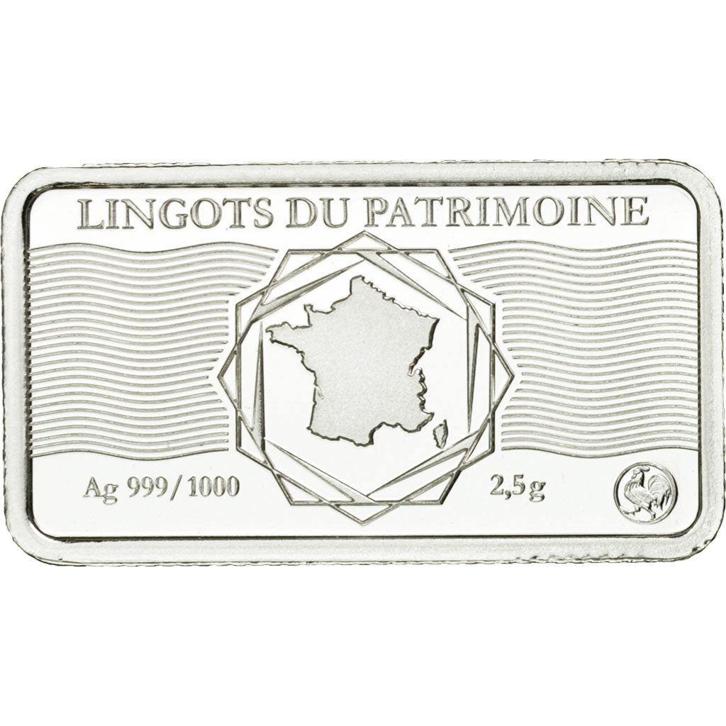 Frankreich, Medaille, Lingotin d'Argent Pur, La Pointe du Raz, 2017, STGL