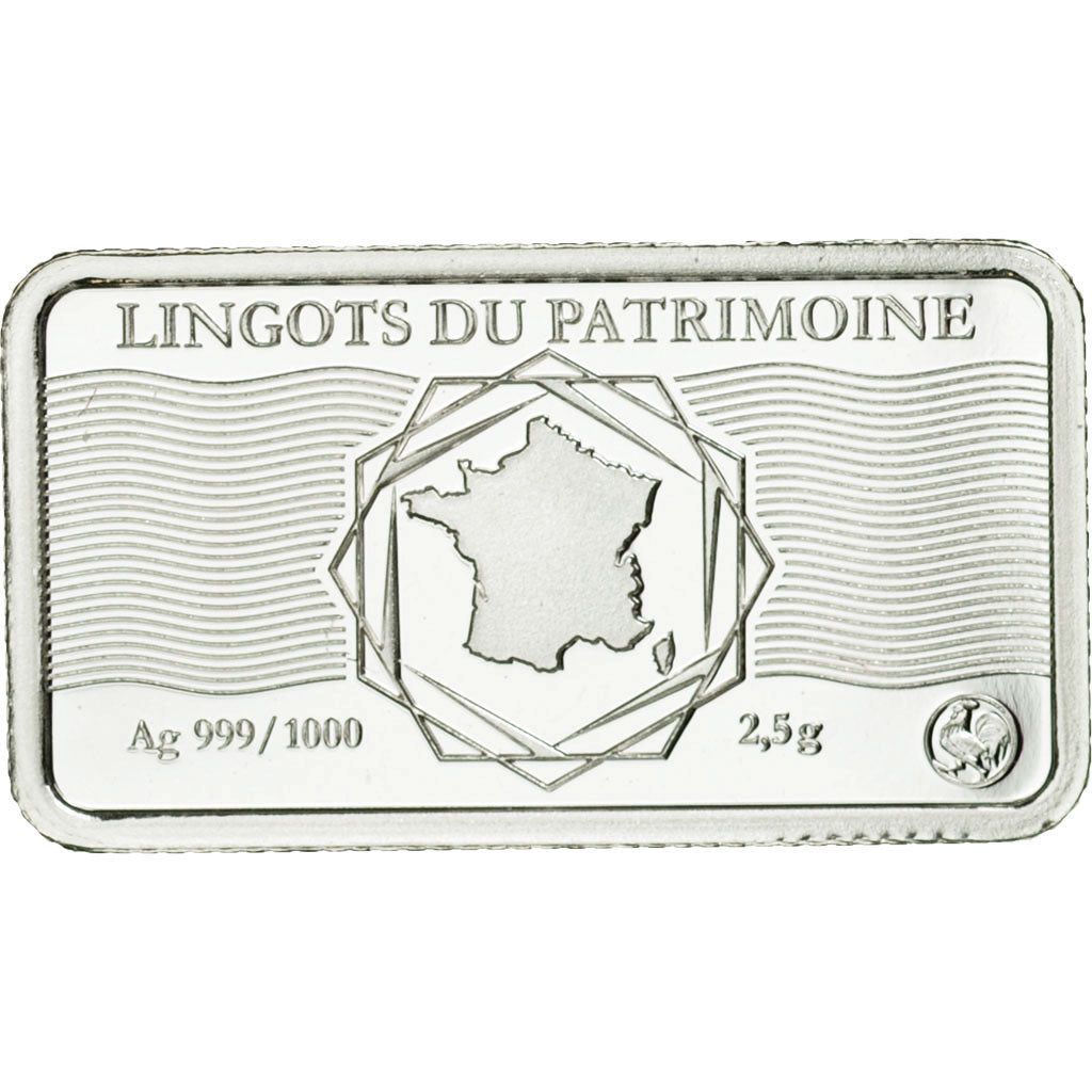 France, Medal, Lingotin d'Argent Pur, Les Hospices de Beaune, 2017, MS(65-70)
