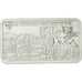 France, Medal, Lingotin d'Argent Pur, La Cité de Carcassonne, 2017, MS(65-70)