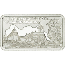 France, Medal, Lingotin d'Argent Pur, Le Château du Haut-Koenigsbourg, 2017