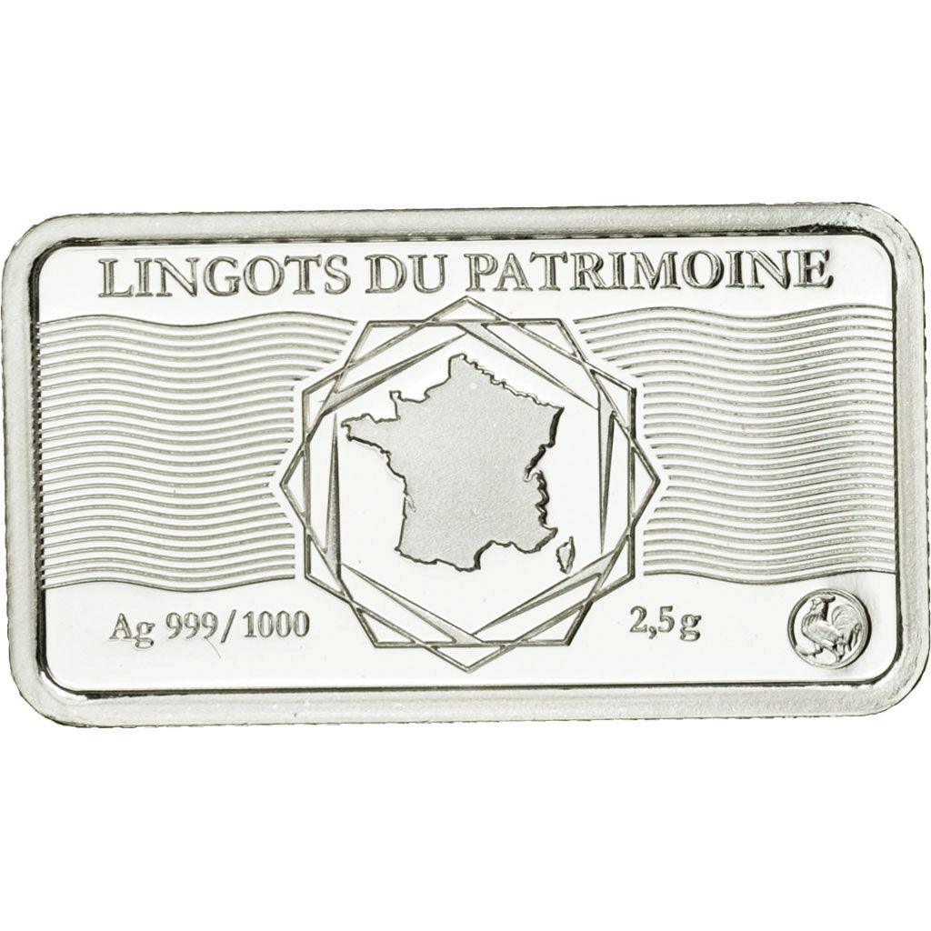 France, Medal, Lingotin d'Argent Pur, Le Château du Haut-Koenigsbourg, 2017