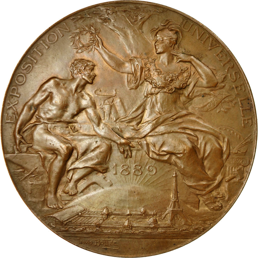 France, Médaille, Corps du Tonkin, Exposition Universelle de Paris, 1889
