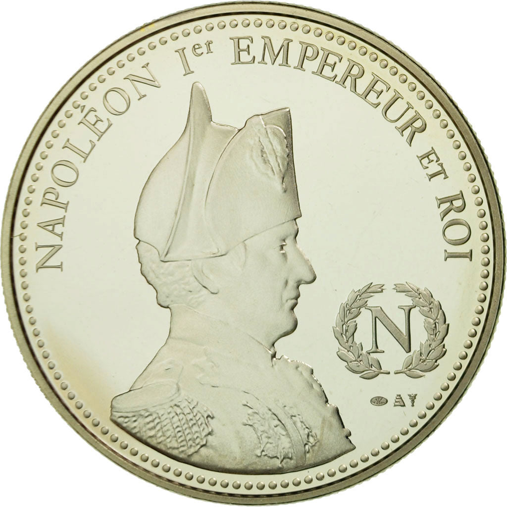 France, Medal, Le sacre de Napoléon Ier par Pie VII, MS(65-70), Nickel