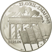 France, Médaille, Seconde Guerre Mondiale, Berlin, 1945, Jimenez, FDC, Nickel