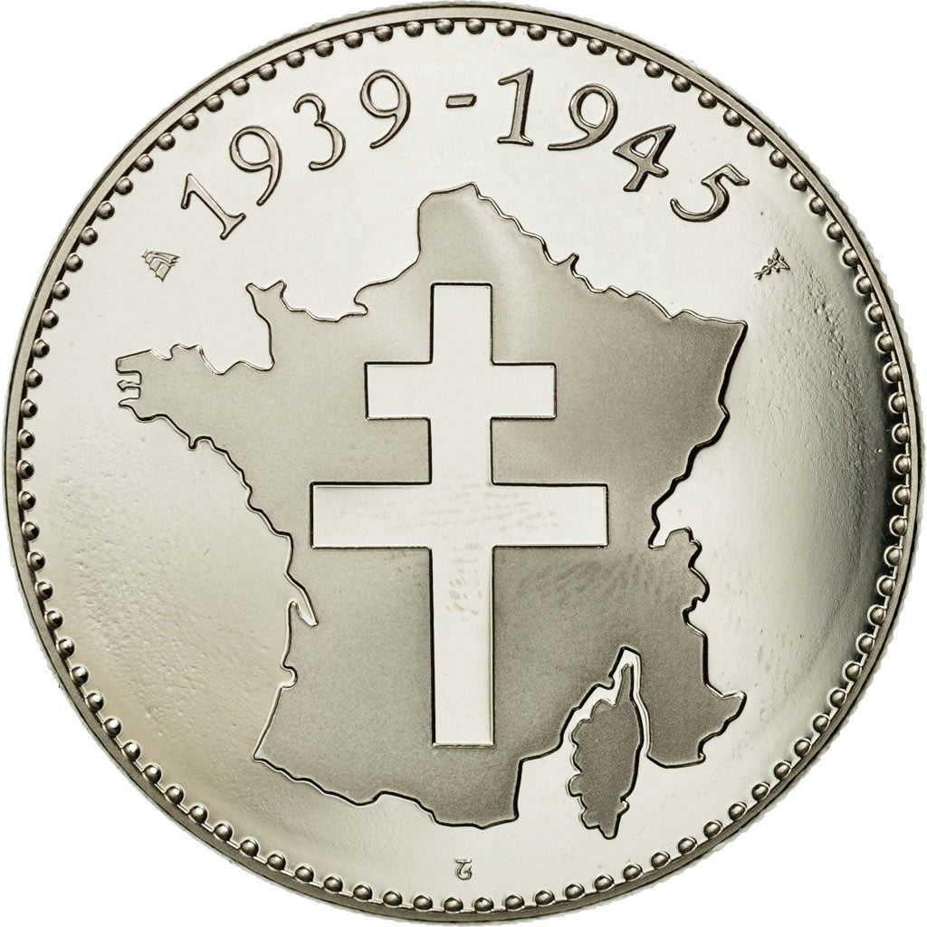 France, Médaille, Seconde Guerre Mondiale, Berlin, 1945, Jimenez, FDC, Nickel