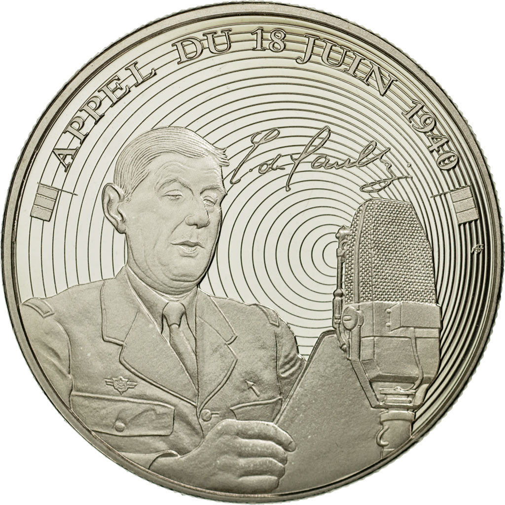 Frankrijk, Medaille, Charles De Gaulle, Appel du 18 juin 1940, Jimenez, FDC