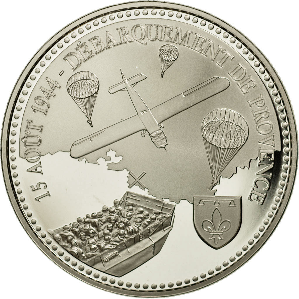 France, Medal, Seconde Guerre Mondiale, Débarquement de Provence, Jimenez
