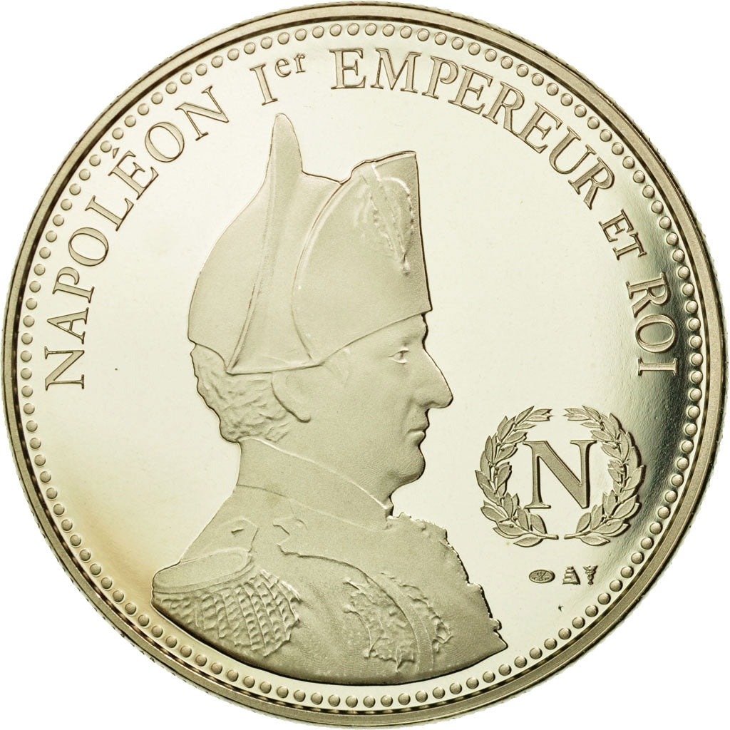 France, Medal, Napoléon Ier, Bataille de Waterloo (1815), MS(65-70), Nickel