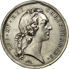 Francia, medalla, Louis XV, La Bataille de Fontenoy, Paris, 1747, fm, MBC+