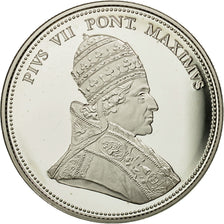 Vaticano, medaglia, Le Pape Pie VII, FDC, Rame-nichel